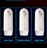 App Remote Control Interactive Heated Thrusting Sucking Male Penis Stroker